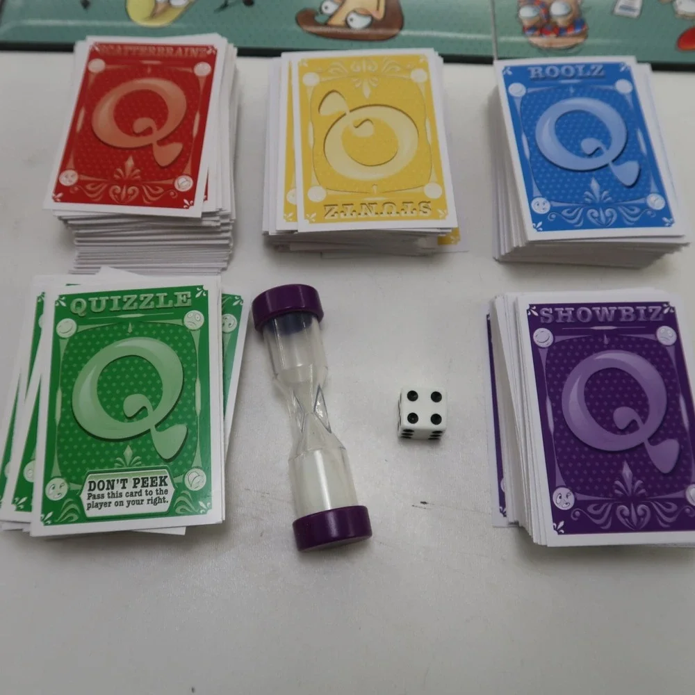 Quelf the Unpredictable Party & Pictionary Board Game Lot‎ of 2 Ages 8+